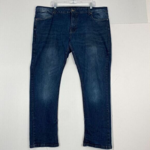 PD&C Paper Authenticity Denim Cloth Slim Straight Blue Jeans Mens Size 44X32 - Picture 10 of 11
